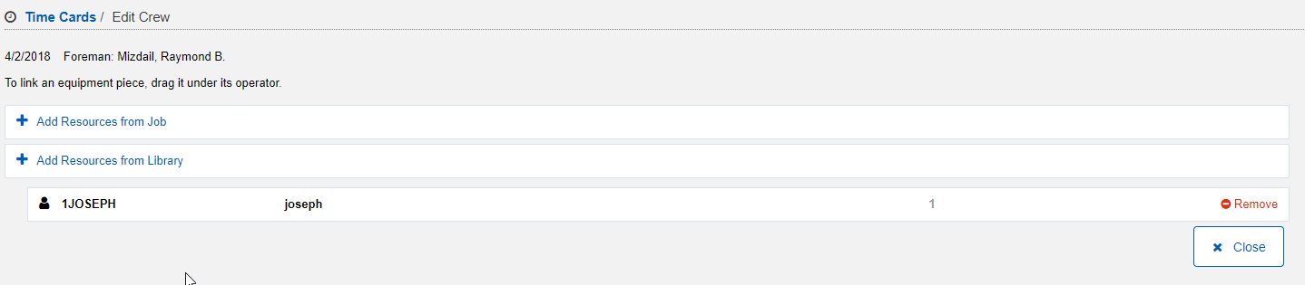 How to Remove an Employee from a Time Card in HeavyJob Web