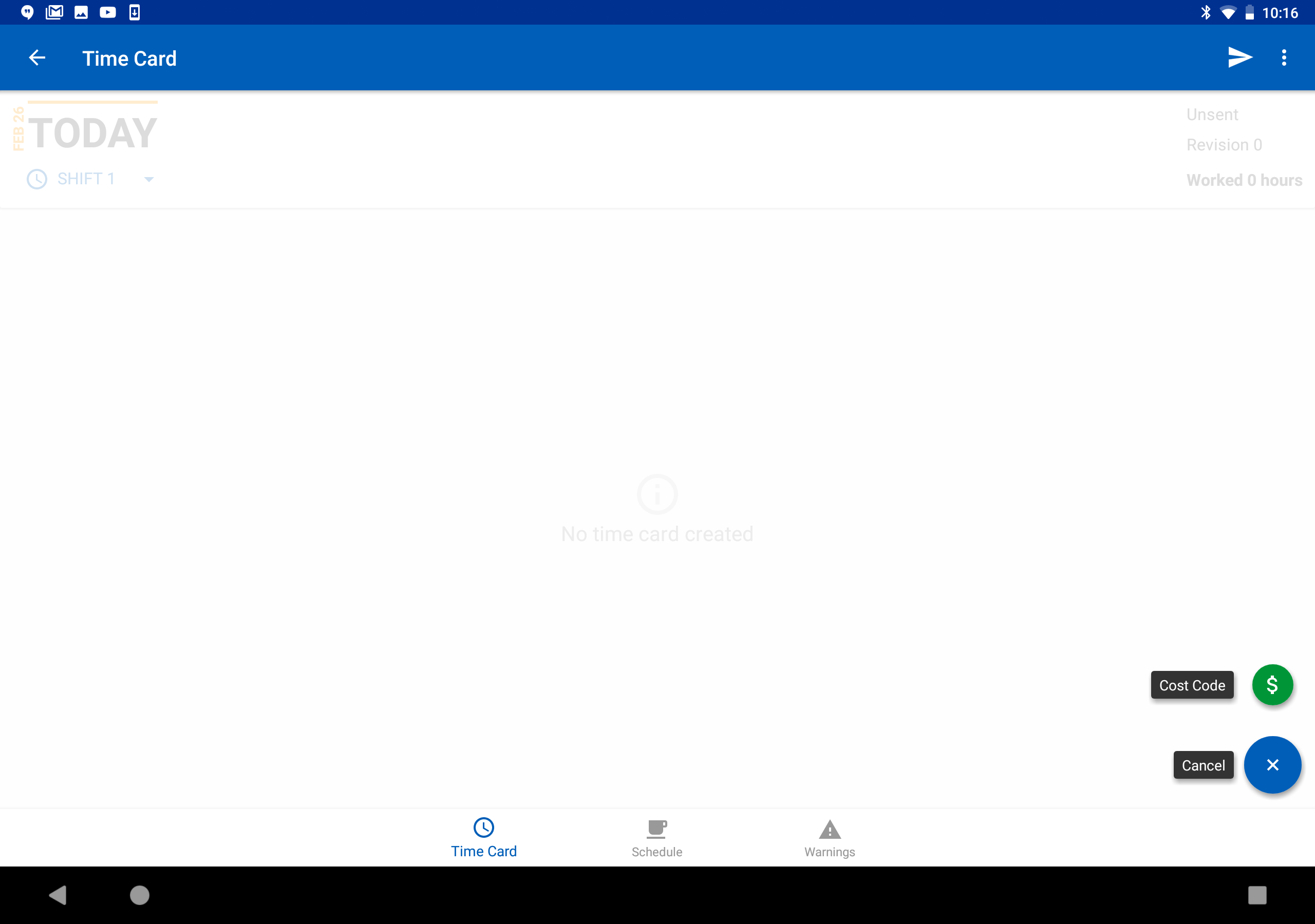 How to Create a HeavyJob One Time Card for Android Field Mobile