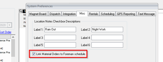 How to Link a Material Order to a Foreman's Schedule in HCSS Dispatcher