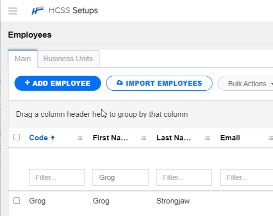 How to Restore an Employee in HCSS Setups