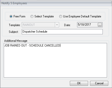 How to Contact/Notify Employees of Dispatcher Schedules