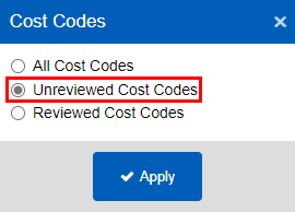 How to Filter Out Reviewed Cost Codes in HeavyJob Web Forecasting
