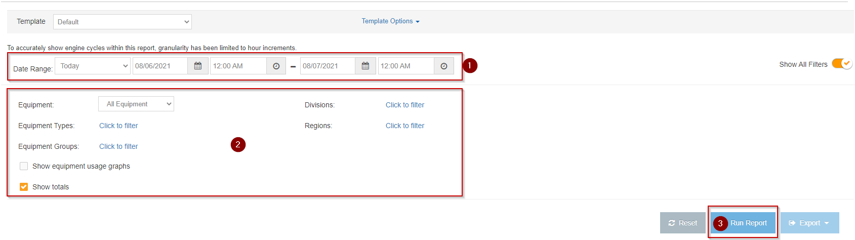 How to Customize and Export GPS Reports