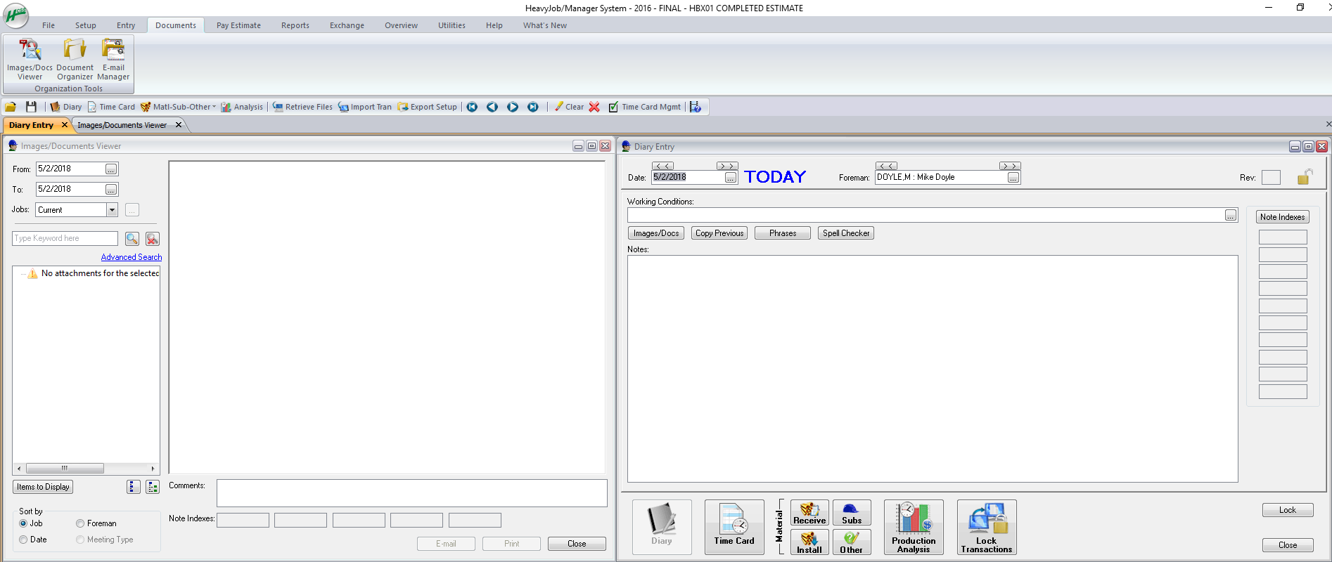 How to View Tab Screens Side by Side within HCSS Desktop Applications