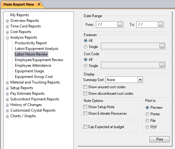 How to Report Total Hours for the Current Job