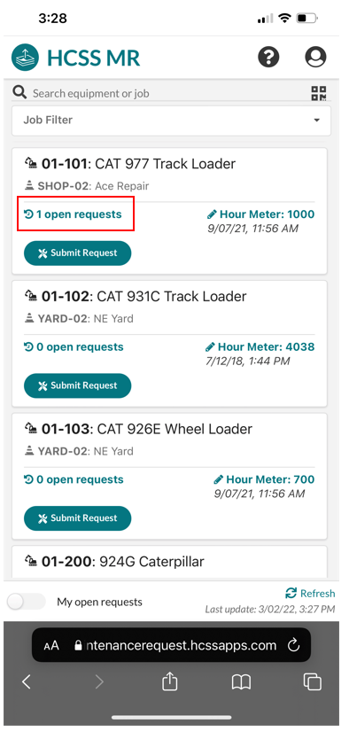 Maintenance Request Web App User Guide