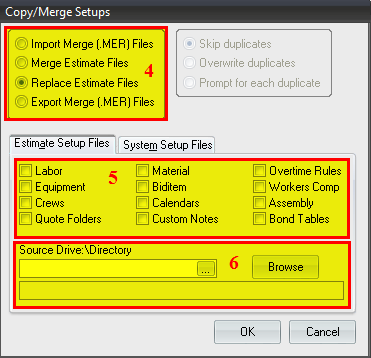 Overview: HeavyBid Copy/Merge Setups