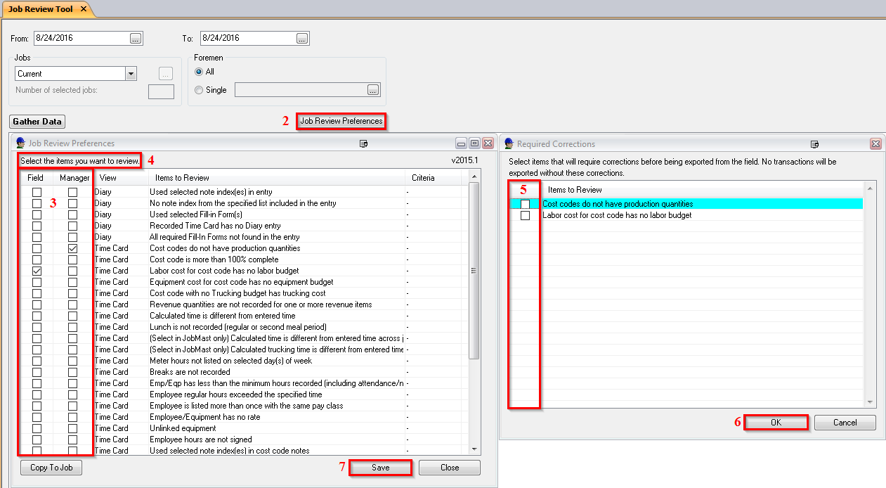 How to Modify Hard and Soft Stops for Job Review Preferences