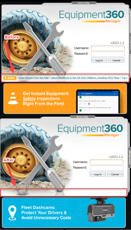 How To Disable RSS Feed in Equipment360 Manager