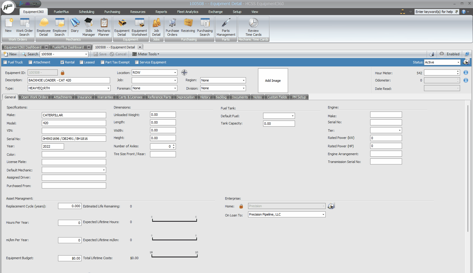 How to Transfer Equipment From Business Unit to Business Unit
