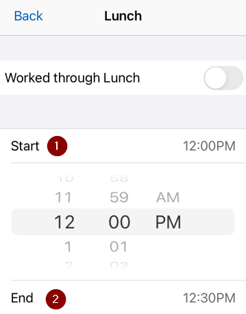 How to Enter Lunch Breaks on Time Cards in HCSS Field