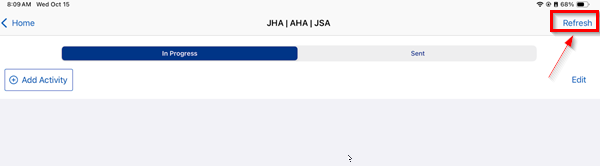 Missing JHA Templates