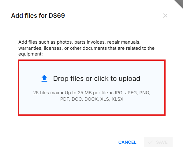 How to Add a Document to Equipment in HCSS Telematics