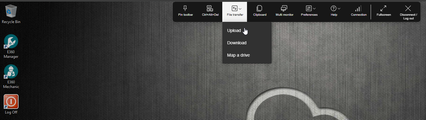 How to Upload and Download Files From/To the HCSS Citrix Cloud Web Client