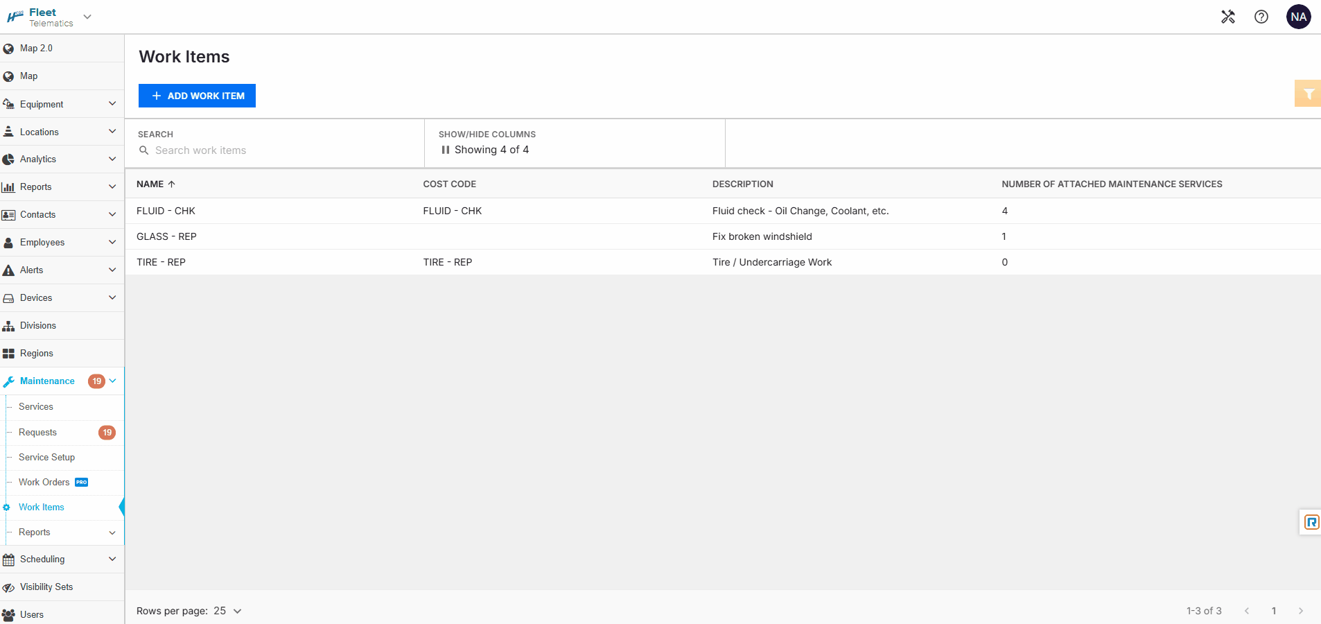 How to Create Work Items in HCSS Fleet Maintenance