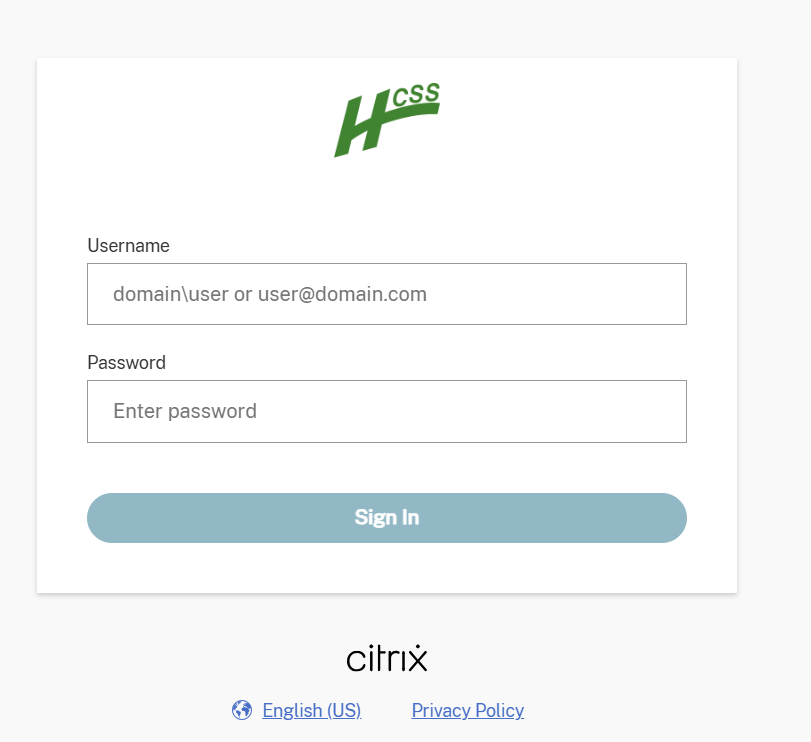 How to Access HCSS Cloud Citrix via Web Browser