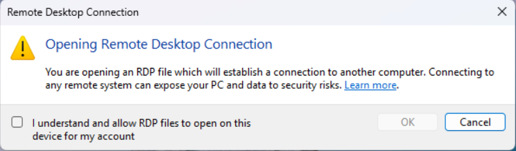 HCSS RDP Access Windows Security Update April 2026