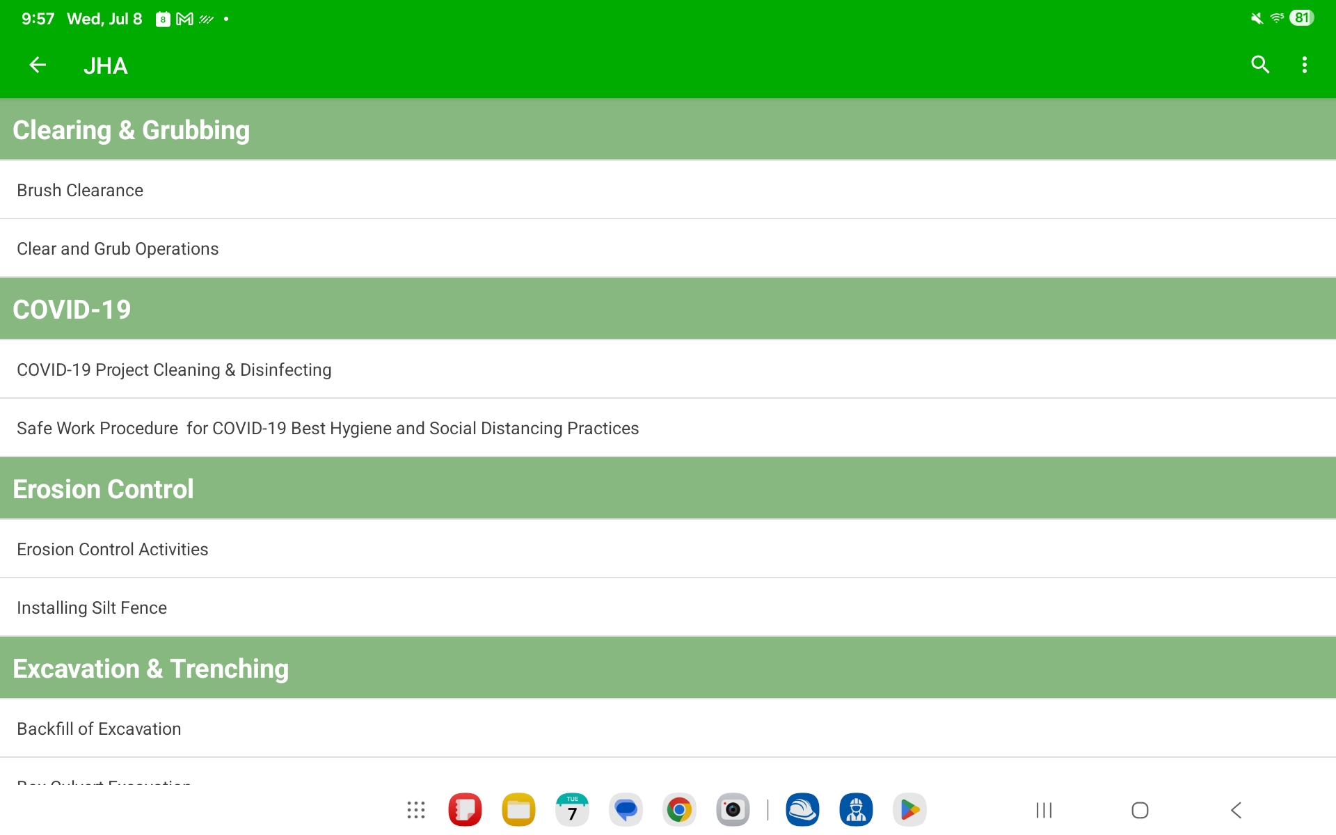 How to Create a JHA/JSA/AHA in the HeavyJob App